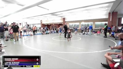 78 lbs Round 1 - Kason Wesby, Flexwrestling vs Lottie Durant, NOVA Wrestling Club