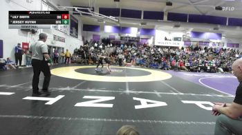 Girls 157 lbs Semifinal - Jersey Huynh, Enterprise Girls vs Lily Smith, East Nicolaus Girls