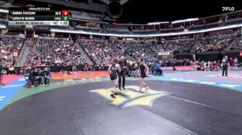 G105-4A Champ. Round 1 - Luvlyn Ward, Eagle Valley Girls vs Emma Faczak, Bennett Girls