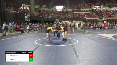 113 lbs Cons. Round 3 - Colton Harms, Miles City Wrestling Club vs Cooper Clark, Frenchtown Wrestling Club