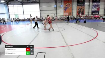 132 lbs Rr Rnd 2 - Korey Kemper, New England Gold vs Brandon Koczon, Talladega Knights