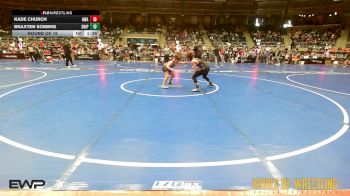 100 lbs Round Of 16 - Kade Church, HURRICANE WRESTLING ACADEMY vs Braxten Sombke, Sniper Wrestling Academy