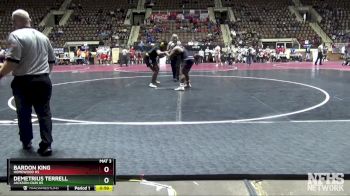 6A 285 lbs Cons. Round 4 - Bardon King, Homewood Hs vs Demetrius Terrell, Jackson-Olin HS