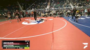 49 lbs Champ. Round 2 - Jace Salazar, Buffalo Outlaws Wrestling Club vs Nixon Potter, Green River Grapplers Wrestling