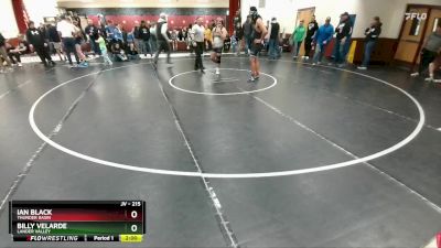 215 lbs Semifinal - Billy Velarde, Lander Valley vs Ian Black, Thunder Basin