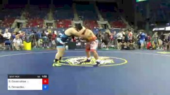 285 lbs Round Of 32 - Demetrius Covarrubias, Virginia vs Cane Fernandez, Florida