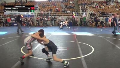 70 lbs Cons. Round 4 - Logan Stehlin, East Clinton vs Dylan Temple, CP Wrestling Academy