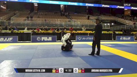 Jordana Marques Lyra vs Miriam Lizeth M. Leon 2025 Pan Jiu Jitsu IBJJF Championship