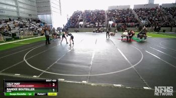 126 lbs Quarterfinal - Randee Bouteiller, Reed vs Lilly May, Lake Mead Christian Academy