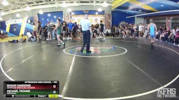 165 lbs Champ. Round 2 - Shaun Sandidge, Coastline Wrestling Academy vs Michael Mcnair, Individual