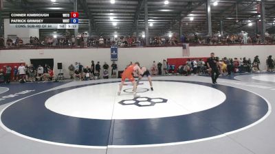 70 kg Cons. Sub-rd Of 64 - Conner Kimbrough, Warrior Regional Training Center vs Patrick Grimsey, WNY RTC