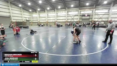 100 lbs 1st Place Match - Josh Bingham, Ridgeline Riverhawks vs Brigham Brooker, Sons Of Atlas