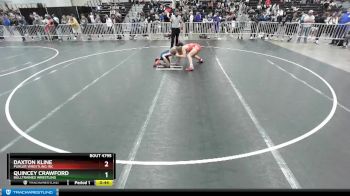 120 lbs Cons. Round 4 - Daxton Kline, Purler Wrestling Inc vs Quincey Crawford, BullTrained Wrestling