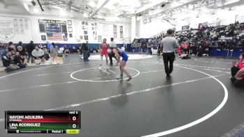 100 lbs Semifinal - Lina Rodriguez, Chino vs Nayomi Aguilera, Etiwanda