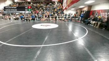 120 lbs 3rd Place Match - Dyllan Myers, Thermopolis vs Lucas Stirling, Thunder Basin