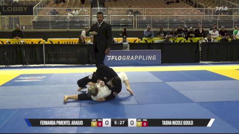 Tasha Nicole Gould vs Fernanda Pimentel Araujo 2025 Pan Jiu Jitsu IBJJF Championship