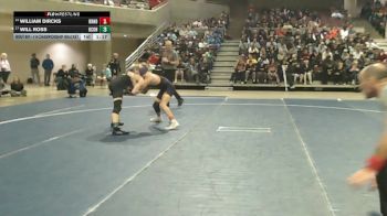 114 Championship Bracket 5th Place Match - William Dircks, Brainerd vs Will Ross, Oconomowoc