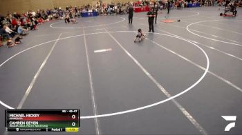 45-47 lbs Cons. Round 1 - Michael Hickey, Minnesota vs Camren Geyen, Rogers Area Youth Wrestling