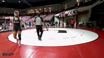 140 lbs Quarterfinal - Kelice Luker, Tulsa Union Girls vs Addison Adams, Mcloud HS Girls