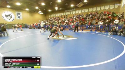 165 lbs Champ. Round 4 - Ethan Cedillo, Westminster vs Christian Carchi, Simi Valley