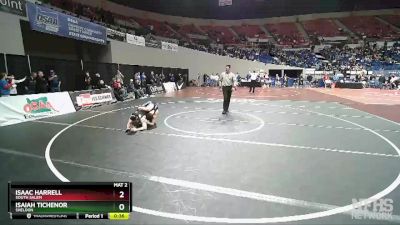 6A-160 lbs Cons. Round 3 - Isaac Harrell, South Salem vs Isaiah Tichenor, Sheldon