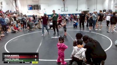 55 lbs Round 2 - Ryker Roberts, KC Elite Training Center vs Prince Collins, West Wateree Wrestling Club