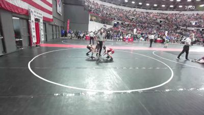 94 lbs Champ. Round 2 - Archie Nelson, Trophy Hunters Wrestling Club vs Ryder Mitchell, De Pere