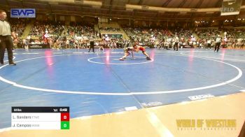 61 lbs Round Of 32 - Lincoln Sanders, Team Tulsa Wrestling Club vs Julian Campos, Monster Garage