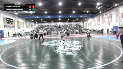 145 Girls Semifinal - Amber Spencer, Santana vs Isabel Manalansan, Mira Mesa