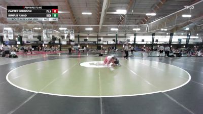 190 lbs Consolation - Carter Johnson, Palm Academy vs Suhaib Awad, Rock Ridge High School