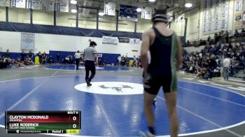 171 lbs Quarterfinal - Clayton McDonald, Soldotna vs Luke Roderick, Colony High School