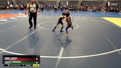 50 lbs Placement (4 Team) - Mikey Ahedo, LPGE/B Wolves vs Maison Ferreira, Sartell