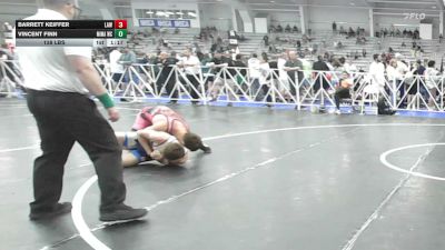 138 lbs Round Of 64 - Barrett Keiffer, LAW Blue - HSB vs Vincent Finn, MICHIGAN MAFIA WC - HSB