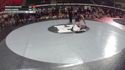 105 lbs Champ. Round 3 - Brooklyn Duelfer, Alaska vs Nicole Alvarez, Nevada