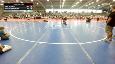 90 lbs Rr Rnd 1 - Jack Aponte, East Carolina Elite vs Dexter Toporoff, Ruthless