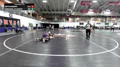 197 lbs Champ. Round 2 - Espyn Sweers, Ottawa University vs Emmanuel Ayi-Bonte, Missouri Valley