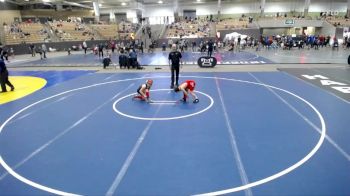 75 lbs Round 3 - Jackson Slosky, Creek Wrestling Club vs Ronan Stacks, Andalusia Youth Wrestling Club