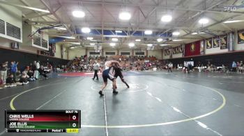 197 lbs Quarterfinal - Chris Wells, Lassen College vs Joe Ellis, Santa Rosa College