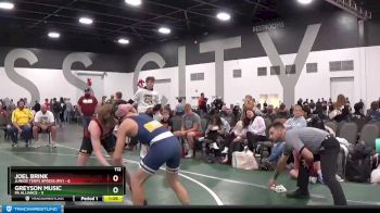 112 lbs Round 3 (8 Team) - Greyson Music, PA Alliance vs Joel Brink, Junior Terps Xpress (MY)