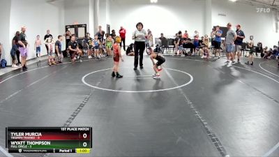 40 lbs Finals (2 Team) - Wyatt Thompson, Full Circle vs Tyler Murcia, Triumph Trained