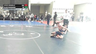 101-I2 lbs Semifinal - Lucas Jaramillo, MacArthur vs Blake Rodrigues, Prime Wrestling Club
