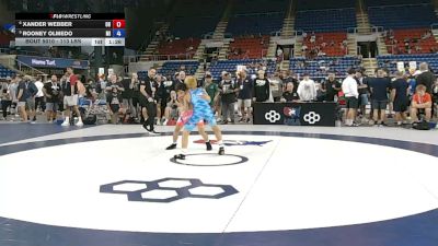 113 lbs Cons. Rd Of 16 - Xander Webber, Ohio vs Rooney Olmedo, Michigan