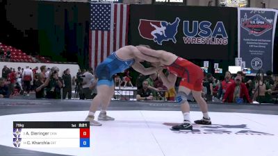 79 kg Rnd Of 16 - Alex Dieringer, Cliff Keen Wrestling Club / TMWC vs Carson Kharchla, Ohio RTC / TMWC