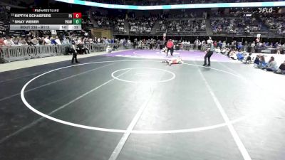 Cons. Round 2 - Shay Weber, Philip/Kadoka Area/Wall vs Kiptyn Schaefers, Parkston