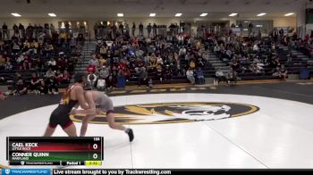 133 lbs Quarterfinal - Cael Keck, Little Rock vs Conner Quinn, Maryland