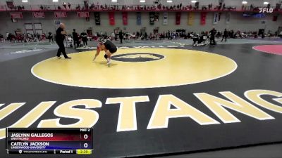 117 A Semifinal - Jaslynn Gallegos, UNATTACHED vs Caitlyn Jackson, Lindenwood University