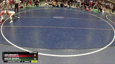 87 lbs Semifinal - Boston Backus, Champions Wrestling Club vs Jace Brackett, Team Grand Valley Elite