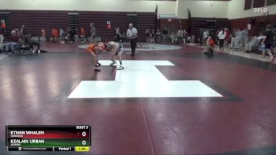 JV-1 lbs Quarterfinal - Ethan Whalen, Waukon vs Kealain Urban, AGWSR