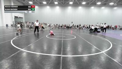 52 lbs Rr Rnd 1 - Rocco Werner, Iron Horse Black - EL vs Elijah Mathew, Dragon Rtc - EL