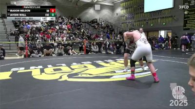 250 lbs Cons. Semi - Mason Nelson, Reedley Wrestling vs Jaydin Wall, Ukiah Wrestling Club